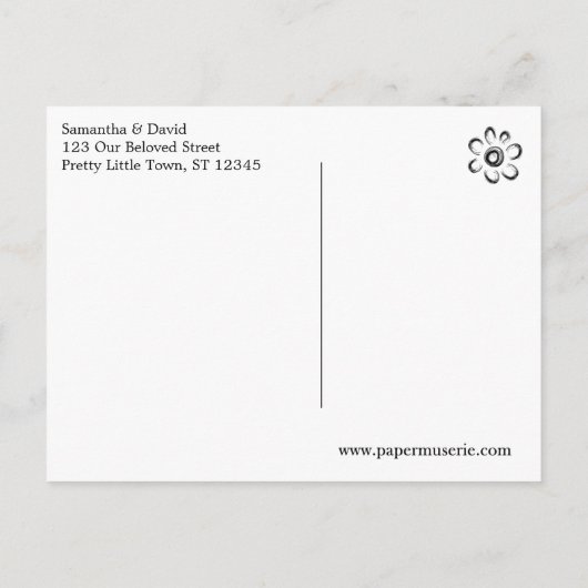 Rustiek Bananenblad met Lichten Boho Save the Date Aankondigingskaart (Achterkant)