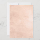 Rustiek Beauty Floral Fall Bruiloft Vrijgezellenfe Kaart (Achterkant)