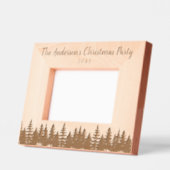 Rustiek bebost jaarlijks kerstfeest Keepsake Gegraveerde Lijstjes (Links)