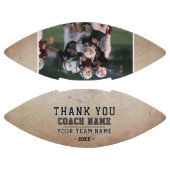 Rustiek Bedankt Coach Team Naam Foto American Football (Panelen)