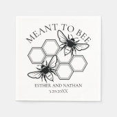 Rustiek bedoeld om te trouwen servet (Voorkant)