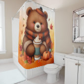 Rustiek/ beer douchegordijn (In situ)