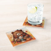 Rustiek/ beer glazen onderzetter (Schuin)