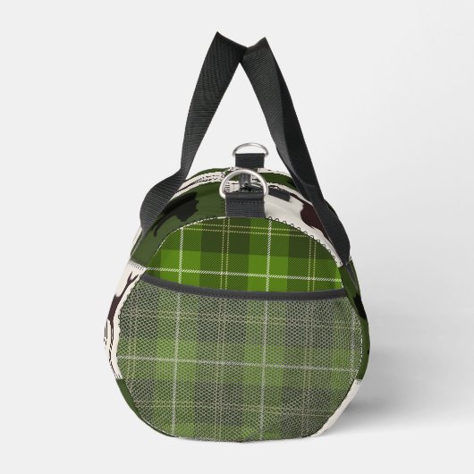 Rustiek Beer & Herten, Donkergroen & Cream Squares Plunjezak (Rechts)