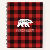 Rustiek Beer Mama Zelfgemaakt met Liefde Recepten Notitieboek (Voorkant)