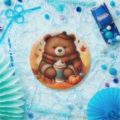 Rustiek/ beer papieren bordje (Feest)