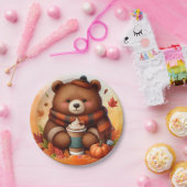 Rustiek/ beer papieren bordje (Feest)