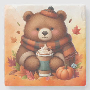 Rustiek/ beer stenen onderzetter