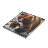 Rustiek Beer & Vis Tegeltje (Zijkant)