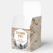 Rustiek Beer Woodland Adventure Baby shower Favori Bedankdoosjes (Geopend)