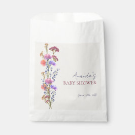 Rustiek Beige Acryl Bloemen Boeket Baby shower Bedankzakje