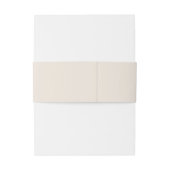 Rustiek Beige Acryl Bloemen Boeket Bruiloft Uitnodigingen Wikkel (Achterkant Voorbeeld)