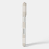 Rustiek Beige Buffel Check Monogram Case-Mate iPhone Case (Achterkant / Rechts)