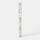 Rustiek Beige Buffel Check Monogram iPhone 16 Hoesje (Linkerkant)