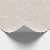 Rustiek Beige  getextureerde kerst Cadeaupapier (Hoek)