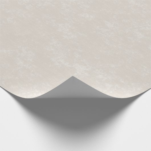 Rustiek Beige getextureerde kerst Cadeaupapier (Hoek)