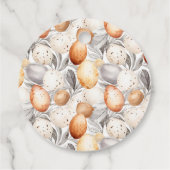  rustiek beige paasfeest bedankjes labels (Achterkant)