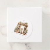  rustiek beige paasfeest bedankjes labels (In situ)