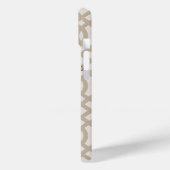 Rustiek Beige Trellis Monogram Case-Mate iPhone Case (Achterkant / Links)