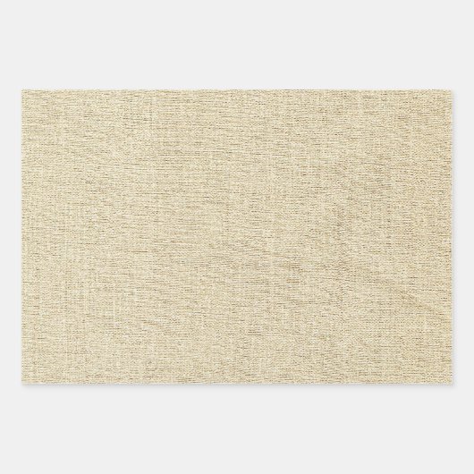 Rustiek Beige Zwart Eenvoudig Kerstboom Patroon Inpakpapier Vel (Voorkant 3)