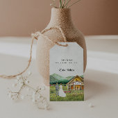 rustiek bergbos | Huwelijk Dank u Cadeaulabel