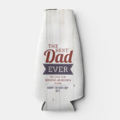 Rustiek Beste Pap Ooit Vader`s Day Bottle Cooler (Voorkant)