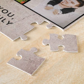 Rustiek Beste Papa Vaderdag 3 Foto Legpuzzel (Zijkant)