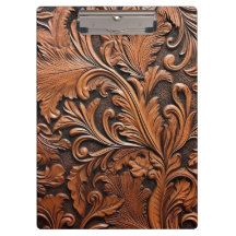 Rustiek bewerkt leer