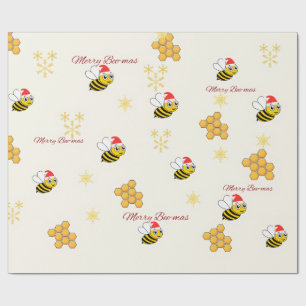 Rustiek Bij Kerst Inpakpapier