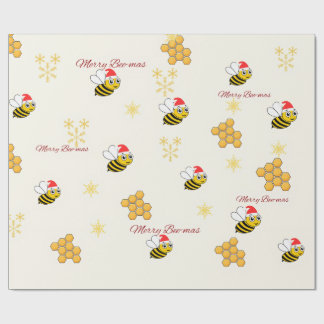 Rustiek Bij Kerst Inpakpapier