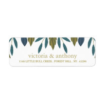 Rustiek blad bloemenbruiloft