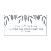 Rustiek blad Floral Zelfinktende Stempel (Design)