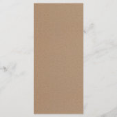 rustiek | Bladeren van Masonjar | Wedding Menu Rac (Achterkant)