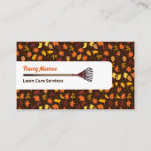 Rustiek bladontwerp, gazonverzorging visitekaartje (Voorkant)