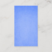 Rustiek Blauw Mini Bruiloft Gift Registry Informatiekaartje (Achterkant)