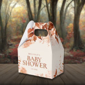 Rustiek Bloemen Herfst Herfst Baby shower Bedankdoosjes