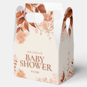 Rustiek Bloemen Herfst Herfst Baby shower Bedankdoosjes (Geopend)