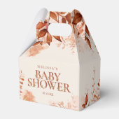 Rustiek Bloemen Herfst Herfst Baby shower Bedankdoosjes (Voorkant Zijde)