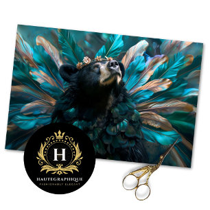 Rustiek  Bloemen Kroonkoningin Beer Decoupage Tissuepapier