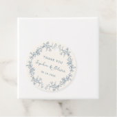 Rustiek Bloemen Lijst Bruiloft Bedankjes Labels (In situ)