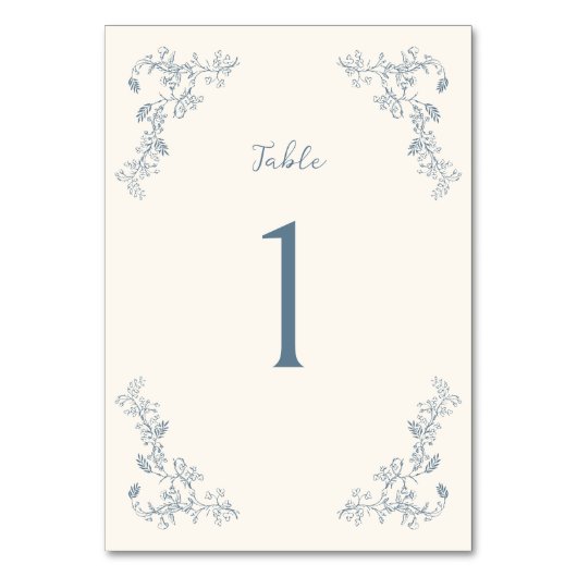 Rustiek  Bloemen Lijst Bruiloft Kaart (Voorkant)