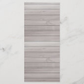 Rustiek Bloemen Mason Jar Menu (Achterkant)