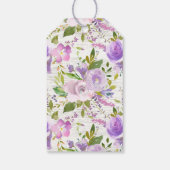 Rustiek Bloemen Vrijgezellenfeest Favor Cadeau Lab Cadeaulabel (Achterkant)