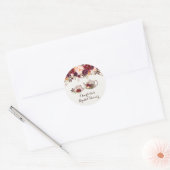 Rustiek Bloemen Vrijgezellenfeest Favor Sticker La (Envelop)