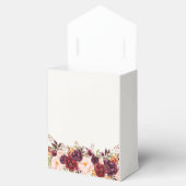 Rustiek Bloemen Vrijgezellenfeest Roze Marsala Fav Bedankdoosjes (Geopend)