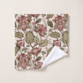  rustiek bloemendouchegordijn bad handdoek (Wasdoekje)