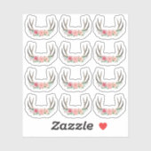 Rustiek Bloemengewei Shabby Chic Rozen Planner Sticker (Vel)