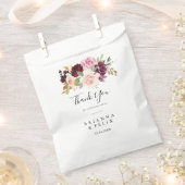 Rustiek bloemig botanisch gebladerte dank u bruilo bedankzakje (Geknipt)