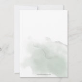 Rustiek Blush Roze Gouden Tea Party Vrijgezellenfe Kaart (Achterkant)