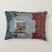 Rustiek boek Hoesje kussen Alice in Wonderland (Achterkant)